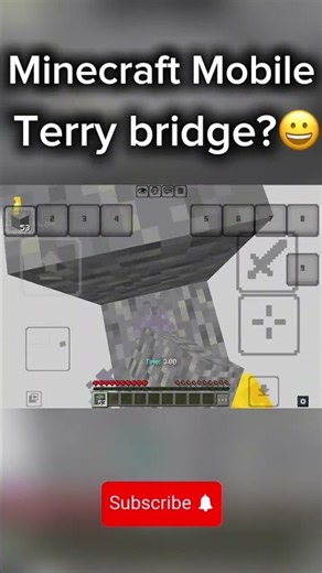 Mobile Terrybridge Minecraft /tap勢がiPadでテリーブリッジ! #minecraft #minecraftbridge #mcpe #マイクラ