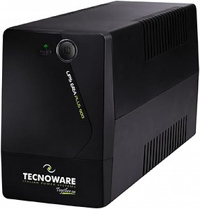 Tecnoware UPS 900VA für PC/Modem, NICHT für Gaming/Konsole, ERA PLUS USV, 2 Schuko, Schutz bei Stromausfall und Spannungsschwankungen, ideal für PC, Modem, Überwachung, Kasse, NAS, POS
