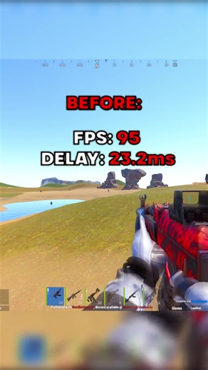 Optimization in bio. #fps #rust #optimization #rustpvp #fpstest | Rust