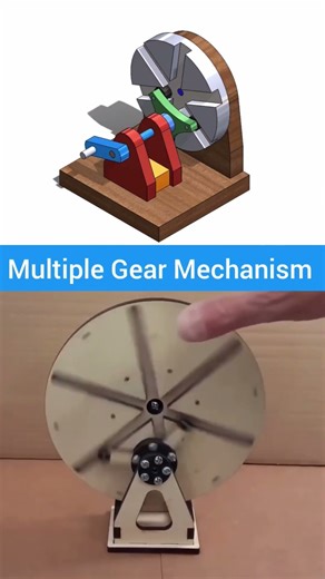 How Multiple Gear Mechanism Works ⚙️ | Mechanical Engineering Basics