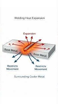 Residual stresses in welds explained: causes, effects & prevention every welder must know 🔥
