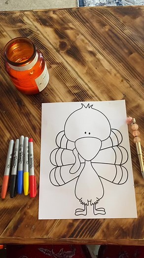 Disguising a turkey🧡 #thanksgiving #fyp #creative #turkeysindisguise #3rdgraders