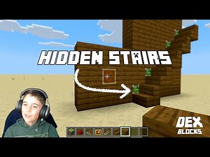 Minecraft Hidden Staircase Tutorial – Easy Redstone Retracting Stairs Build