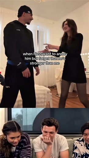 Tom Holland laugh part 176 | #RelationshipScene#FunnyCouple#IndoorVideo#strong