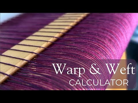 How to use the interactive rigid heddle calculator