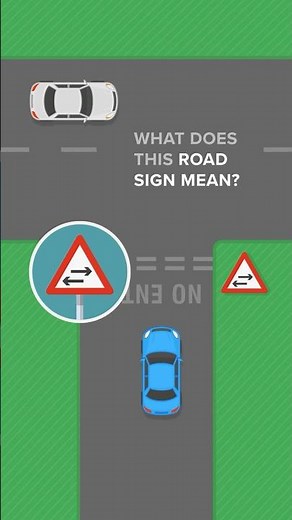 🇬🇧 Watch Out: Two-Way Traffic Crossing Ahead!