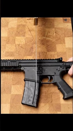 ASMR Cutting AR-15 Rifle 🔪🔫 | Weapon Destruction Sounds | No Talking