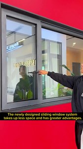 The newly designed sliding window system takes up less space and has greater advantages. | Window Home