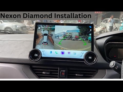 Diamond 2k Android Stereo installed in Nexon 🔥 Tata Nexon modified | 11.8 Inch with 360 Camera