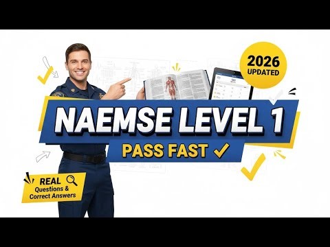 NAEMSE Level 1 Test Review 2026 ✅ REAL Questions & Correct Answers | PASS FAST