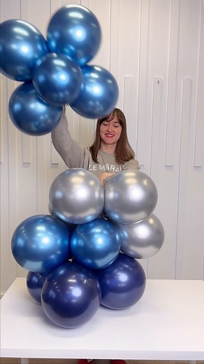 House of Party on Instagram: "Today, we’re here to show you how easy it is to make a beautiful balloon garland for your next home party! 🎉 What You’ll Need: - House’s of Party balloon kit - Building tape - Elastic band - Pump Let’s Get Started: 1. First, inflate the balloons — but not too much, to keep their round shape. Give them a gentle squeeze for that perfect curve. 2. Tie two inflated balloons together. Combine these pairs to make clusters of four. Repeat with smaller 5-inch balloons for