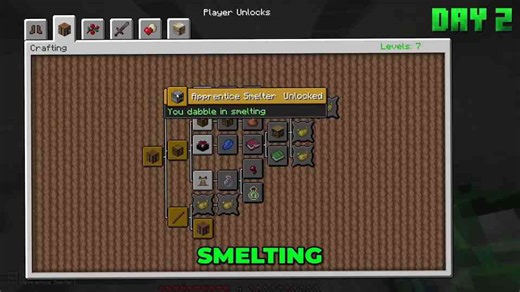 Minecraft crafting frenzy - speedrun, double jumps & epic levels