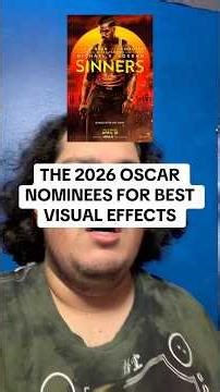 THE 2026 OSCAR NOMINEES FOR BEST VISUAL EFFECTS #comedy #Oscars #Oscars2026 #funny #shorts