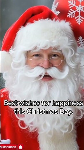 Best Wishes for Happiness | Christmas Day Greeting Video #christmasday #christmas