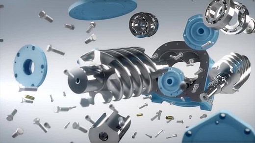 SCREW COMPRESSOR INTERNALS WORKING 👍🏻 | Chemical Engineering World