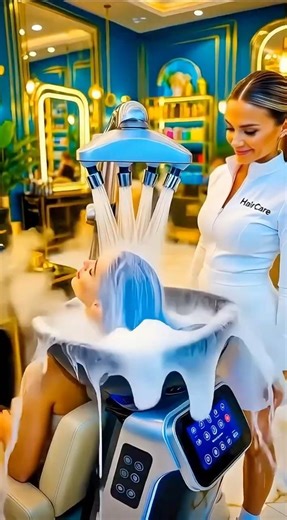 hair washing machine #haircare #hairstyle