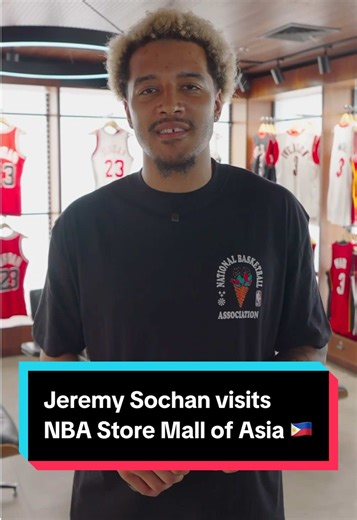 Jeremy Sochan's Exclusive NBA Store Event in Manila