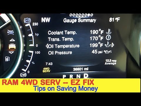 RAM 4WD SERV Failure - Easy Fix