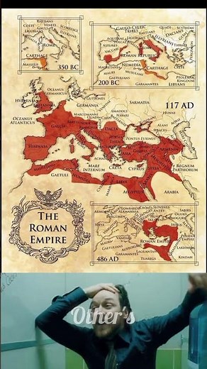 Rise and Fall of the Roman Empire 🌍 | From 350 BC to 486 AD | Historical Evolution Map #ancientmaps