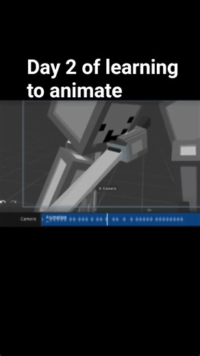 Day 2 of learning to animate #minecraft #3danimation
