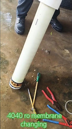 how to ro membrane changing/replace 4040 size commercial ro plant service.