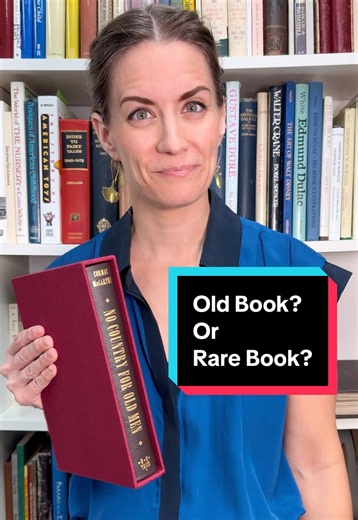 Old Book or Rare Book? How to Tell the Difference