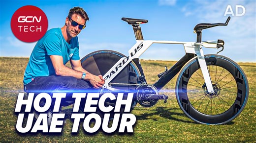 Dan is on the ground at the UAE Men’s Tour, hunting for the latest and greatest tech and bikes in the pro peloton! 🚴‍♂️🔥 From massive "dinner plate" chainrings to eye-catching custom paint jobs and cutting-edge pro bike geometries, Dan takes a deep dive into the most unique and innovative gear on display. Don’t miss this tech-packed episode! In association with UAE Tour Official 👉 https://www.theuaetour.com/ | GCN Tech