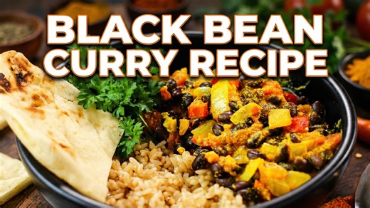 Quick black bean curry: Easy recipe for delicious flavor