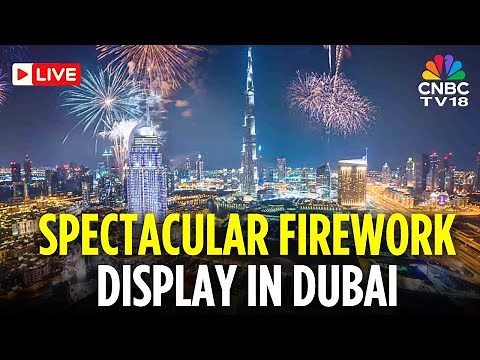 Burj Khalifa LIVE: Dubai Marks New Year’s Eve With Fireworks at the Burj Khalifa | Emaar LIVE | N18G