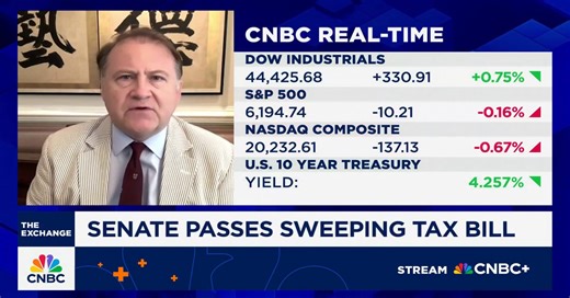 The size of Trump's megabill will be the size of the debt, says Capital Alpha's James Lucier