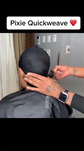 Pixie Short Hair Quickweave Tutorial | Easy & Stylish Look