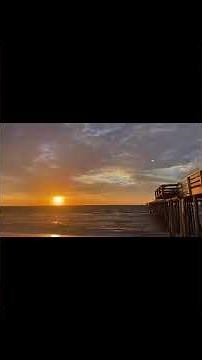 A Stunning Sunrise at Rodanthe Pier 🌅 | Outer Banks Beauty #sunsetmagic #beach #naturelovers