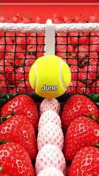Your birth month is your tennis court 📅