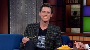 Jim Carrey’s genius doesn’t stop at acting, he is also an accomplished illustrator and painter who isn’t afraid to tackle politics head-on. That said, in 2020, Carrey wants his art to let people know that “every month is May and the trees are filled with mangoes.” Don’t miss Jim as the bad guy in the new film “Sonic the Hedgehog.” | The Late Show with Stephen Colbert