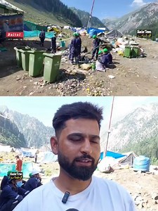42K views · 613 reactions | 318 Workers Deployed for Waste Management at Baltal During Amarnath Yatra Directorate of Rural Sanitation J&K, in Collaboration with Swaaha Resource Management Pvt. Ltd., Ensures Clean Environment | Glacier Times | Facebook