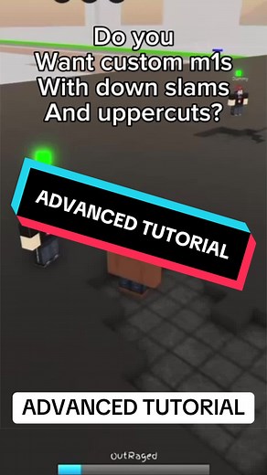 How to make custom m1s with uppercuts and downslams in jjs (jujustu shenanigans) skillbuilder #jjs #skillbuilder #jjsskillbuilder