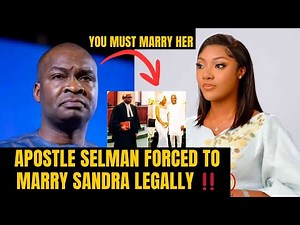 Apostle Joshua Selman Forced to Marry Sandra Areh Legally After 15 Years of Dating Her Secretly