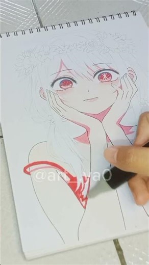 drawing Ruby Hoshino✨ #hoshinoruby #oshinoko #drawinganime #drawingshorts