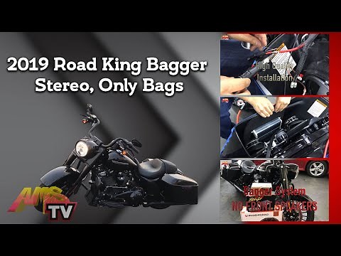 2019 Road King Bagger Stereo, Only Bags, Project 444