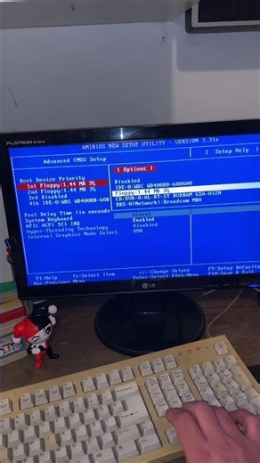 HP COMPAQ bios boot setting #windows #vintage #retro #nostalgix