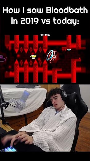 I remember thinking bloodbath was the hardest Geometry Dash gets 💀🙏