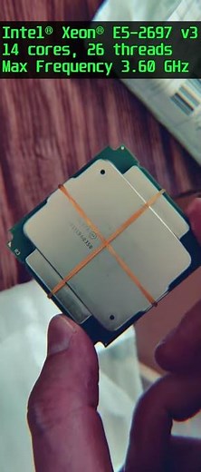 Intel® Xeon® E5-2697 v3 unpacking #Shorts