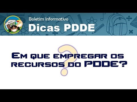 Como executar recursos do PDDE