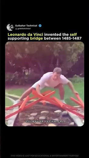 Da Vinci’s Bridge That Defied Physics! 😱