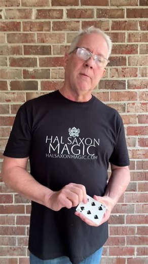 Grandpa’s Eye Test Magic Trick - Tutorial Link in Comments - HalSaxonMagic.com #magician #easymagictricks #magictrick #magictricks #cardmagictrick