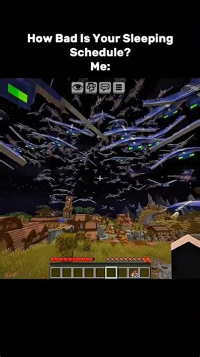 what is ur Schedule 🥲 #shorts #minecraft