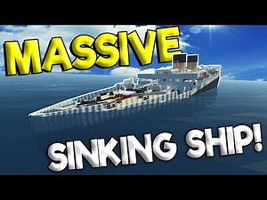 BIGGEST SINKING SHIP SO FAR! - Stormworks: Build and Rescue Gameplay - Sinking Ship Survival