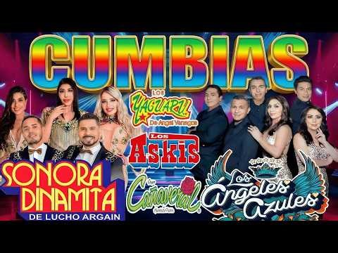 CUMBIAS PARA BAILAR TODA LA NOCHE LOS ÁNGELES AZULES, CAÑAVERAL, SONORA DINAMITA, YAGUARU
