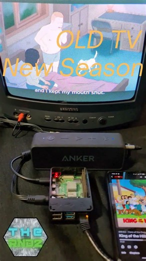 Proof It's the NEW King of the Hill Season, on a CRT (Raspberry Pi 4 Digital VCR)