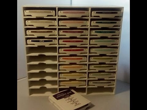 Stampin Up Ink storage from Fernli Designs, Assembly